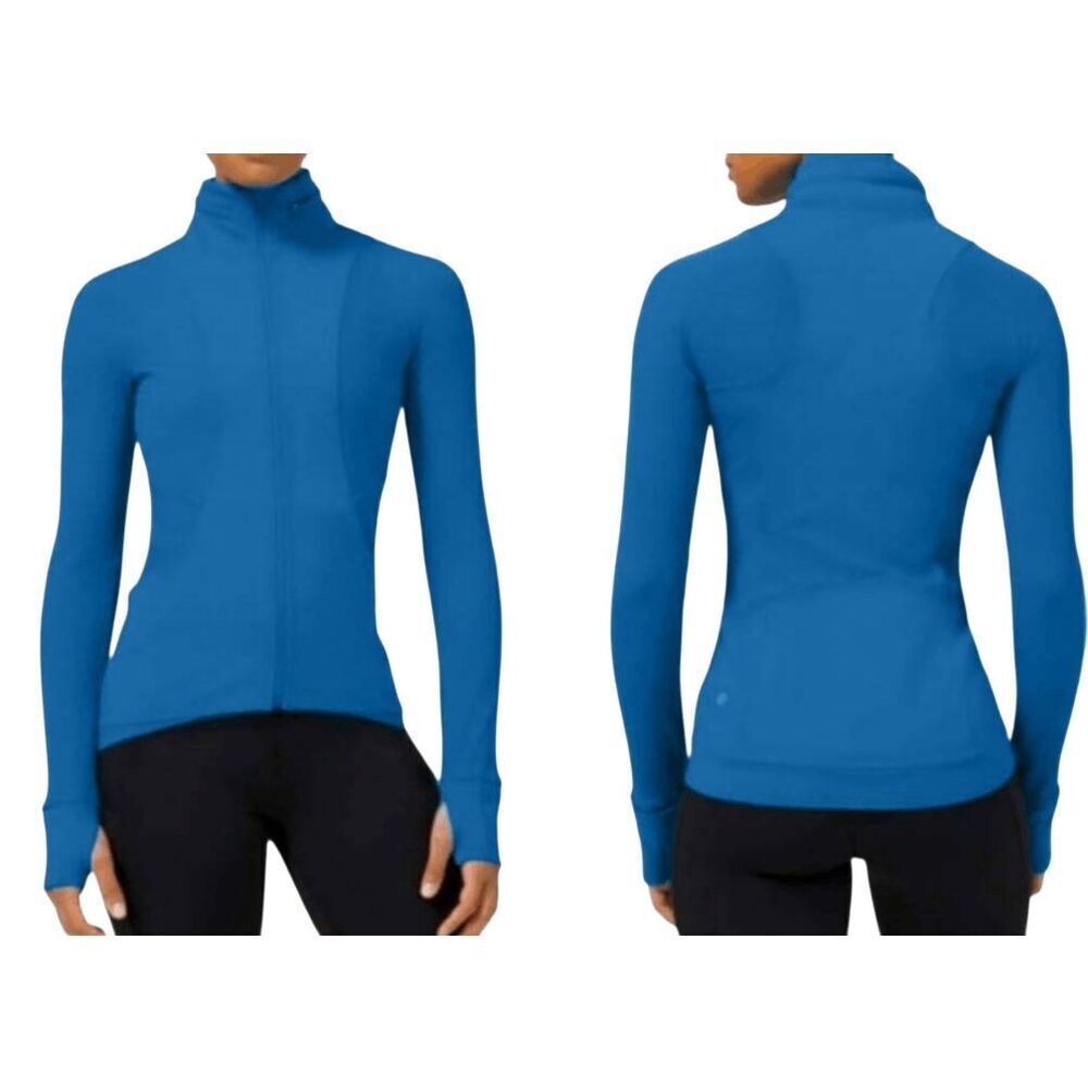 LULULEMON ATHLETICA Fast Free Jacket in Hawaiian Blue Size 2